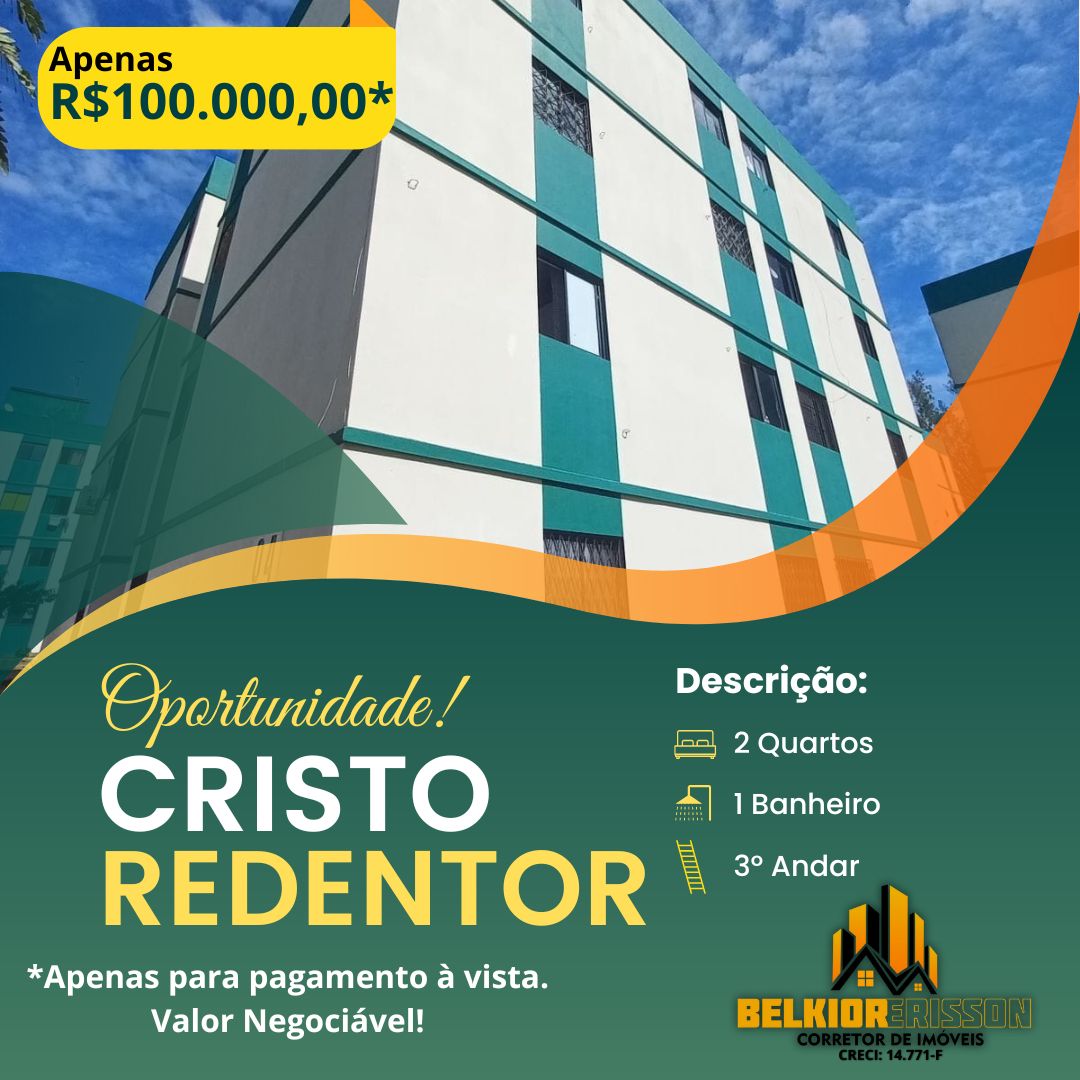 Apartamento com 2 Quartos à Venda, 44 m²em Cristo Redentor - João Pessoa
