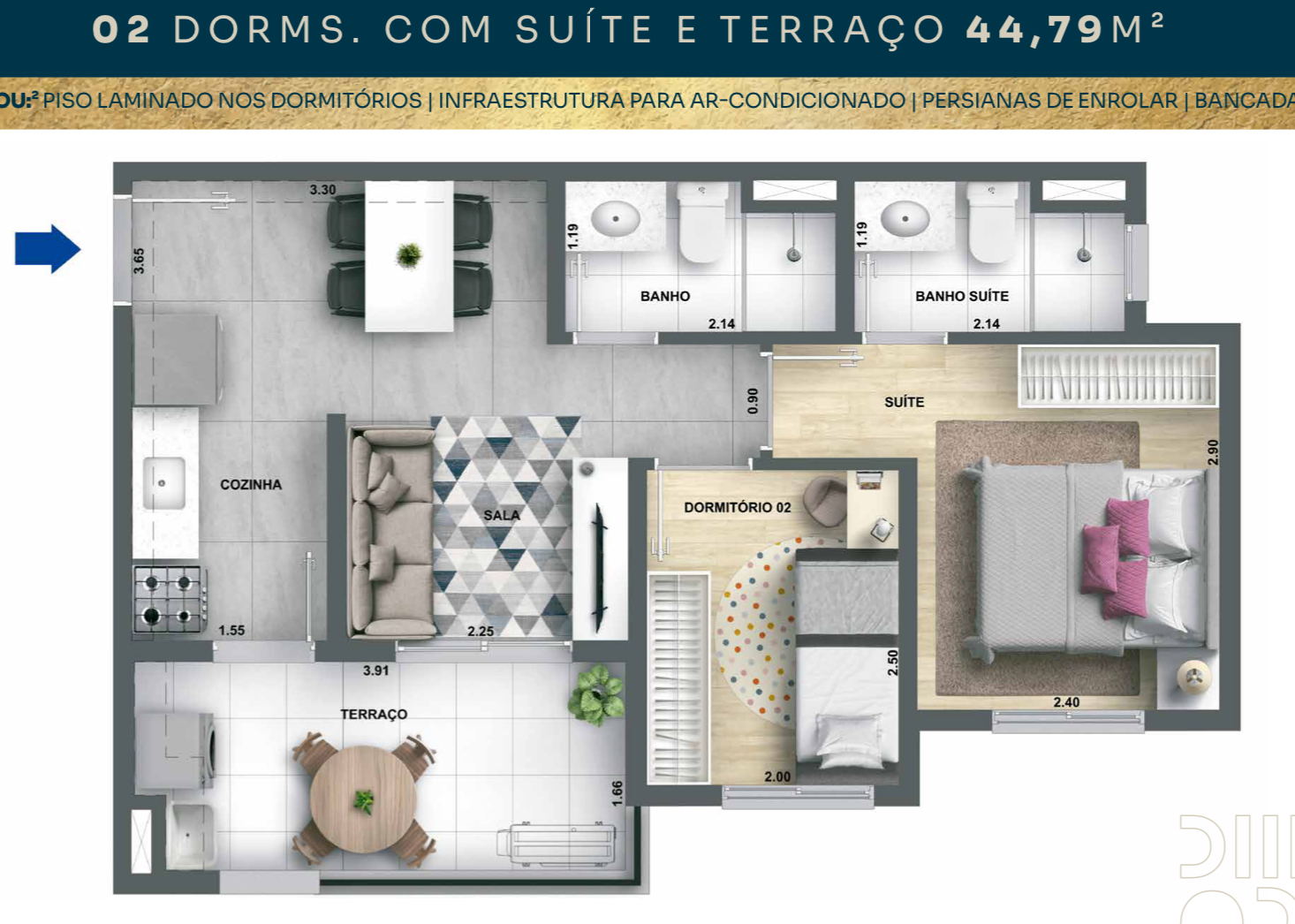 Imagem Apartamento com 2 Quartos à Venda, 44 m²em Catumbi - São Paulo