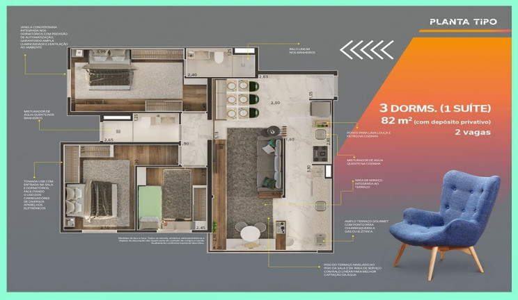 Imagem Apartamento com 2 Quartos à Venda, 71 m² em Rudge Ramos - São Bernardo do Campo