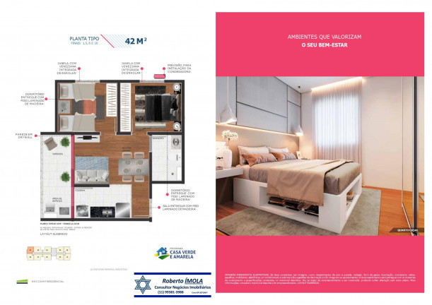 Imagem Apartamento com 2 Quartos à Venda, 45 m² em Vila Esperança - São Paulo Imagem Apartamento com 2 Quartos à Venda, 45 m² em Vila Esperança - São Paulo