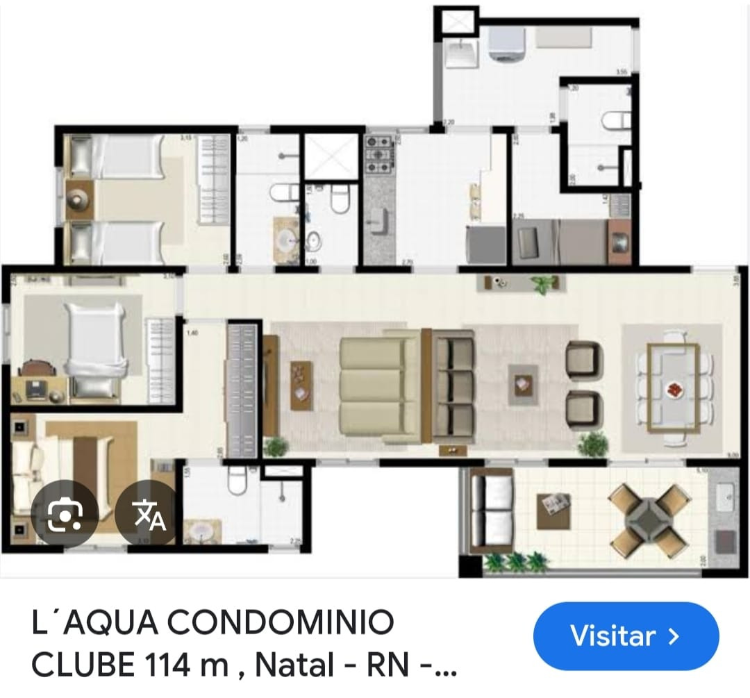 Imagem Apartamento com 3 Quartos à Venda, 114 m² em Neópolis - Natal