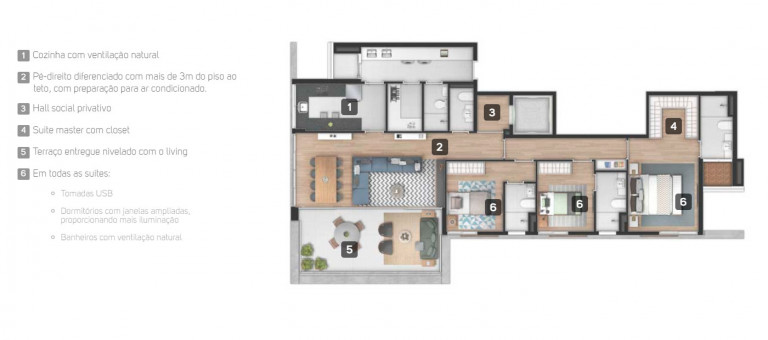 Imagem Apartamento com 3 Quartos à Venda, 161 m² em Brooklin Paulista - São Paulo Imagem Apartamento com 3 Quartos à Venda, 161 m² em Brooklin Paulista - São Paulo