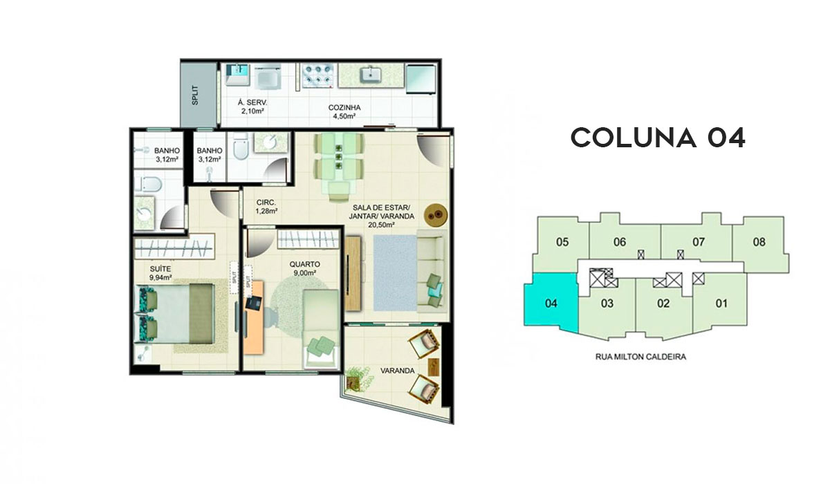 Imagem Apartamento com 3 Quartos à Venda ou Temporada, 60 m²em Itapuã - Vila Velha