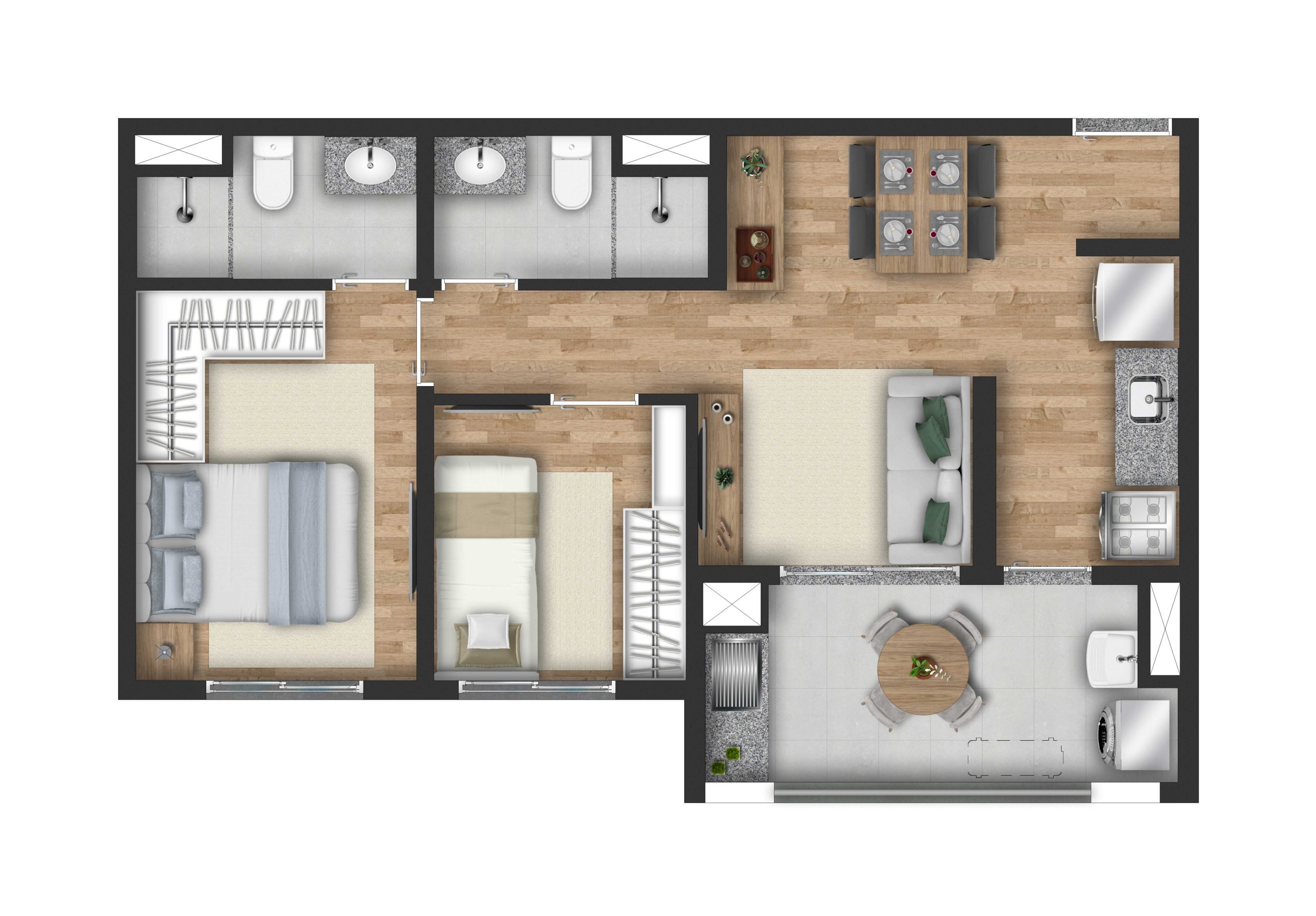Imagem Apartamento com 2 Quartos à Venda, 50 m²em Vila Lisboa - São Paulo