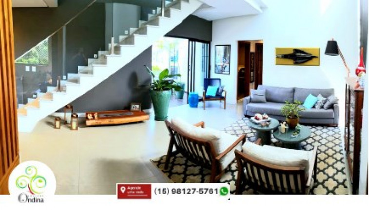 Imagem Casa de Condomínio com 3 Quartos à Venda, 300 m² em Jardim Residencial Chácara Ondina - Sorocaba