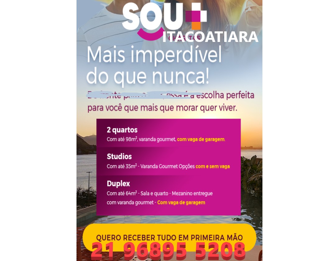 Imagem Apartamento com 1 Quarto à Venda, 40 m² em Itaipu - Niterói