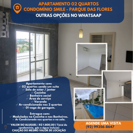 Imagem Apartamento com 2 Quartos para Alugar, 42 m² em Colônia Terra Nova - Manaus Imagem Apartamento com 2 Quartos para Alugar, 42 m² em Colônia Terra Nova - Manaus