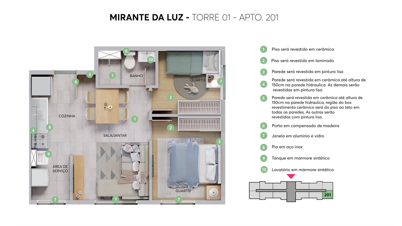 Imagem Apartamento com 2 Quartos à Venda, 42 m² em Da Luz - Nova Iguaçu Imagem Apartamento com 2 Quartos à Venda, 42 m² em Da Luz - Nova Iguaçu