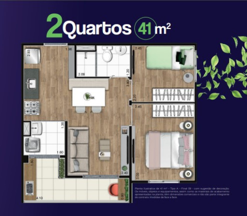 Imagem Apartamento com 2 Quartos à Venda, 41 m² em Jardim Celeste - São Paulo