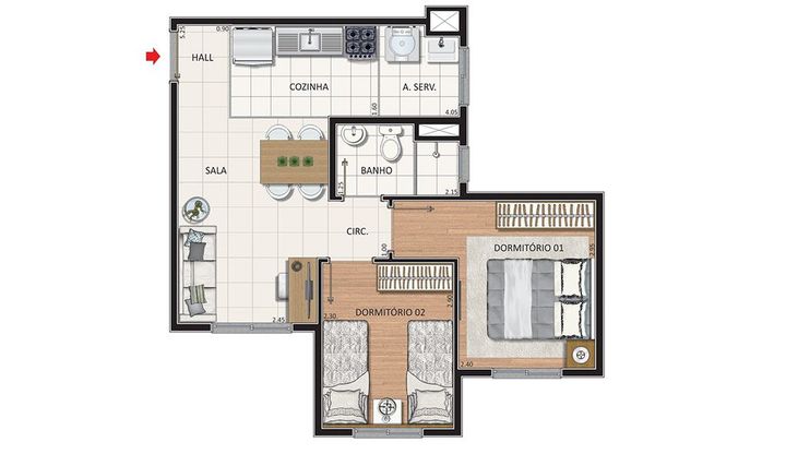 Imagem Apartamento com 2 Quartos à Venda, 40 m² em Vila Graciosa - São Paulo Imagem Apartamento com 2 Quartos à Venda, 40 m² em Vila Graciosa - São Paulo