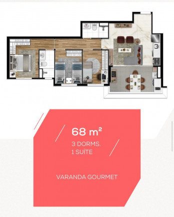 Imagem Apartamento com 3 Quartos à Venda, 68 m² em Barra Funda - São Paulo Imagem Apartamento com 3 Quartos à Venda, 68 m² em Barra Funda - São Paulo