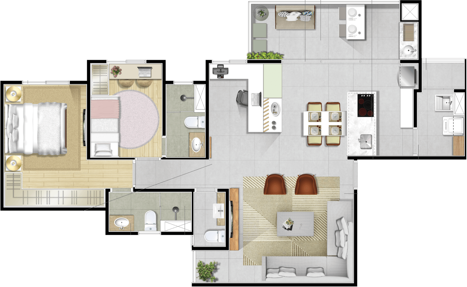 Imagem Apartamento com 2 Quartos à Venda, 92 m² em Campestre - Santo André Imagem Apartamento com 2 Quartos à Venda, 92 m² em Campestre - Santo André