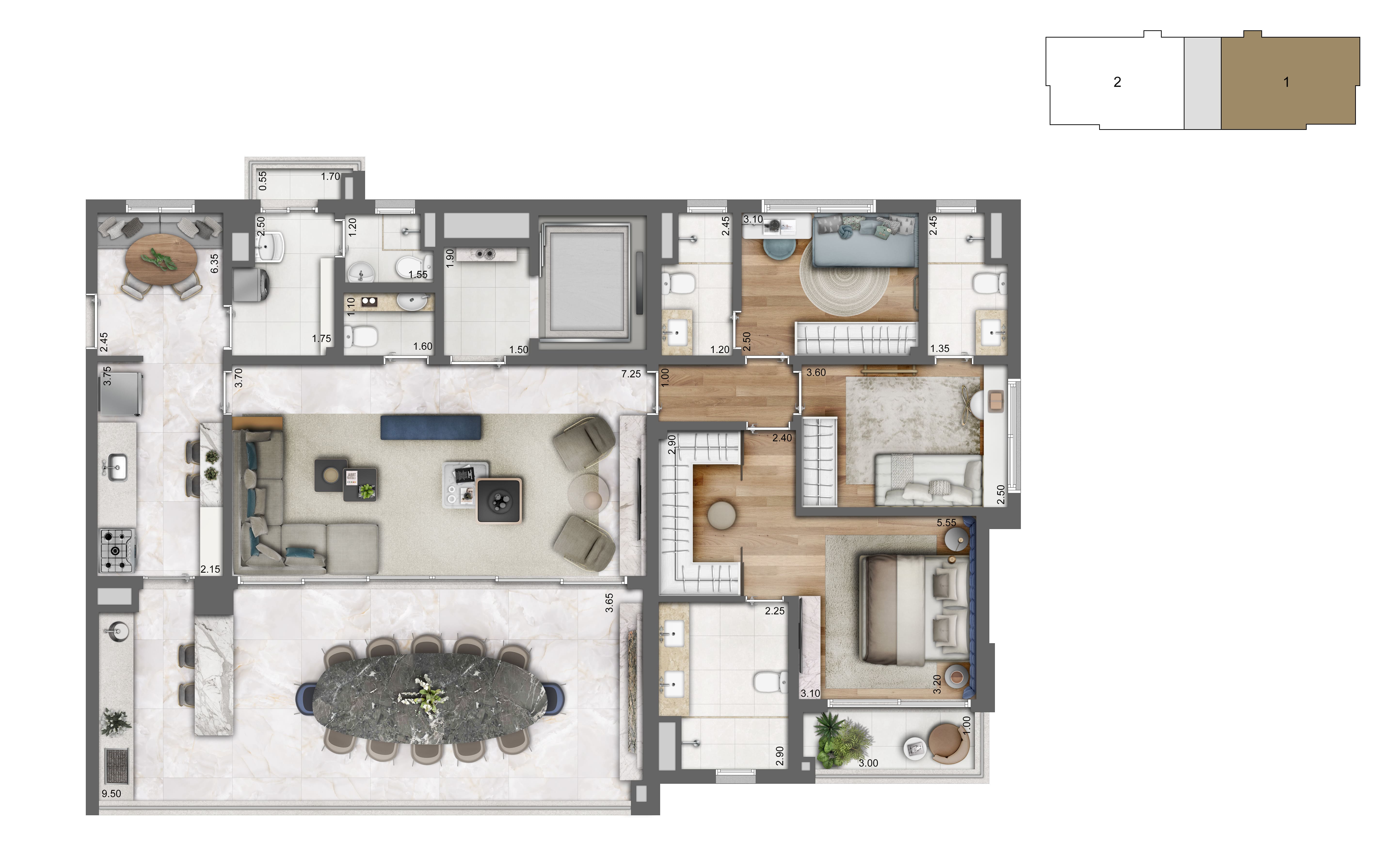 Imagem Apartamento com 3 Quartos à Venda, 166 m²em Brooklin - São Paulo Imagem Apartamento com 3 Quartos à Venda, 166 m²em Brooklin - São Paulo