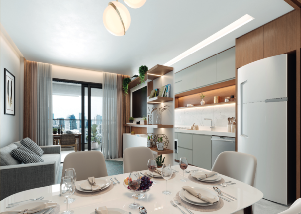 Apartamento com 3 Quartos à Venda, 67 m² em Jardim - Santo André