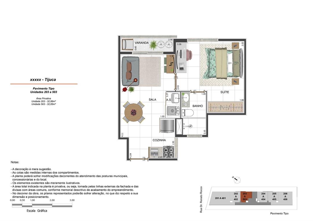 Imagem Apartamento com 2 Quartos à Venda, 65 m² em Tijuca - Rio de Janeiro