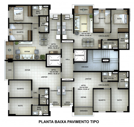 Imagem Apartamento com 2 Quartos à Venda, 57 m² em Piedade - Jaboatão dos Guararapes