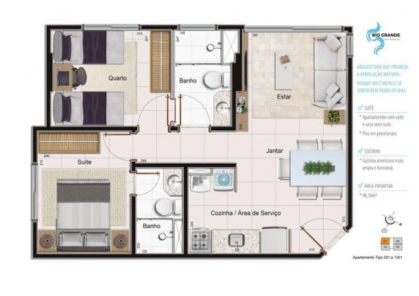 Imagem Apartamento com 2 Quartos à Venda, 49 m² em Samambaia Sul (Samambaia) - Brasília Imagem Apartamento com 2 Quartos à Venda, 49 m² em Samambaia Sul (Samambaia) - Brasília