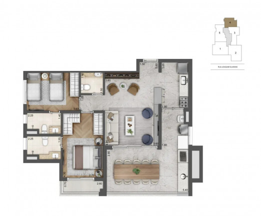 Imagem Apartamento com 2 Quartos à Venda, 91 m² em Jardim das Acácias - São Paulo Imagem Apartamento com 2 Quartos à Venda, 91 m² em Jardim das Acácias - São Paulo