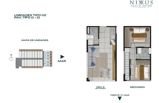 Imagem Flat com 2 Quartos à Venda, 45 m²em Porto de Galinha - Ipojuca