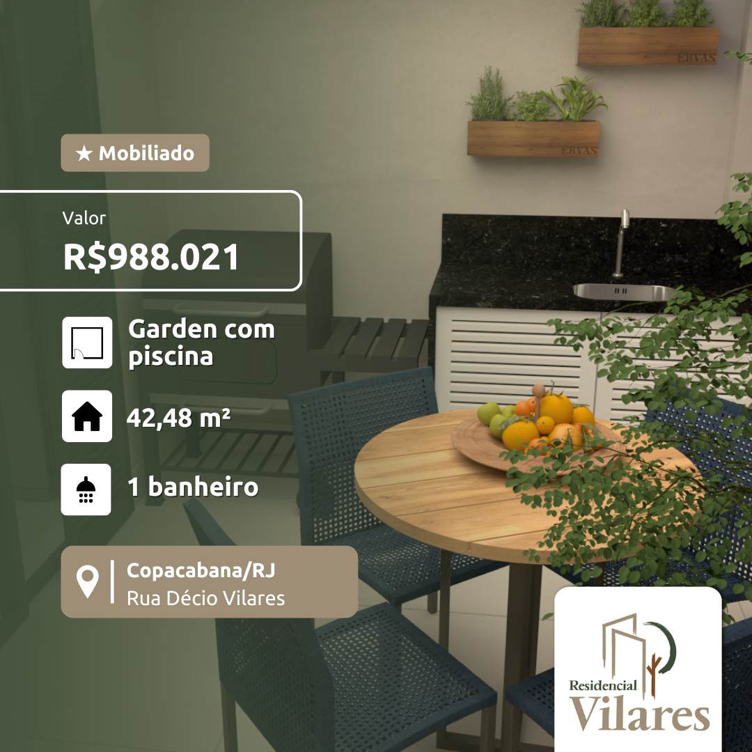 Imagem Apartamento com 1 Quarto à Venda, 33 m²em Copacabana - Rio de Janeiro
