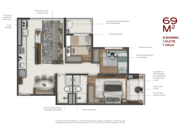 Imagem Apartamento com 1 Quarto à Venda, 24 m² em Vila Guilhermina - São Paulo