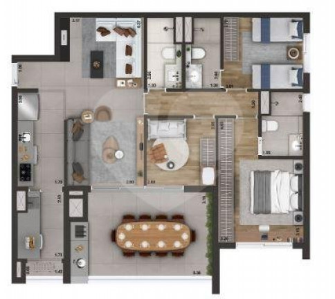 Imagem Apartamento com 3 Quartos à Venda, 105 m² em Vila Dom Pedro I - São Paulo