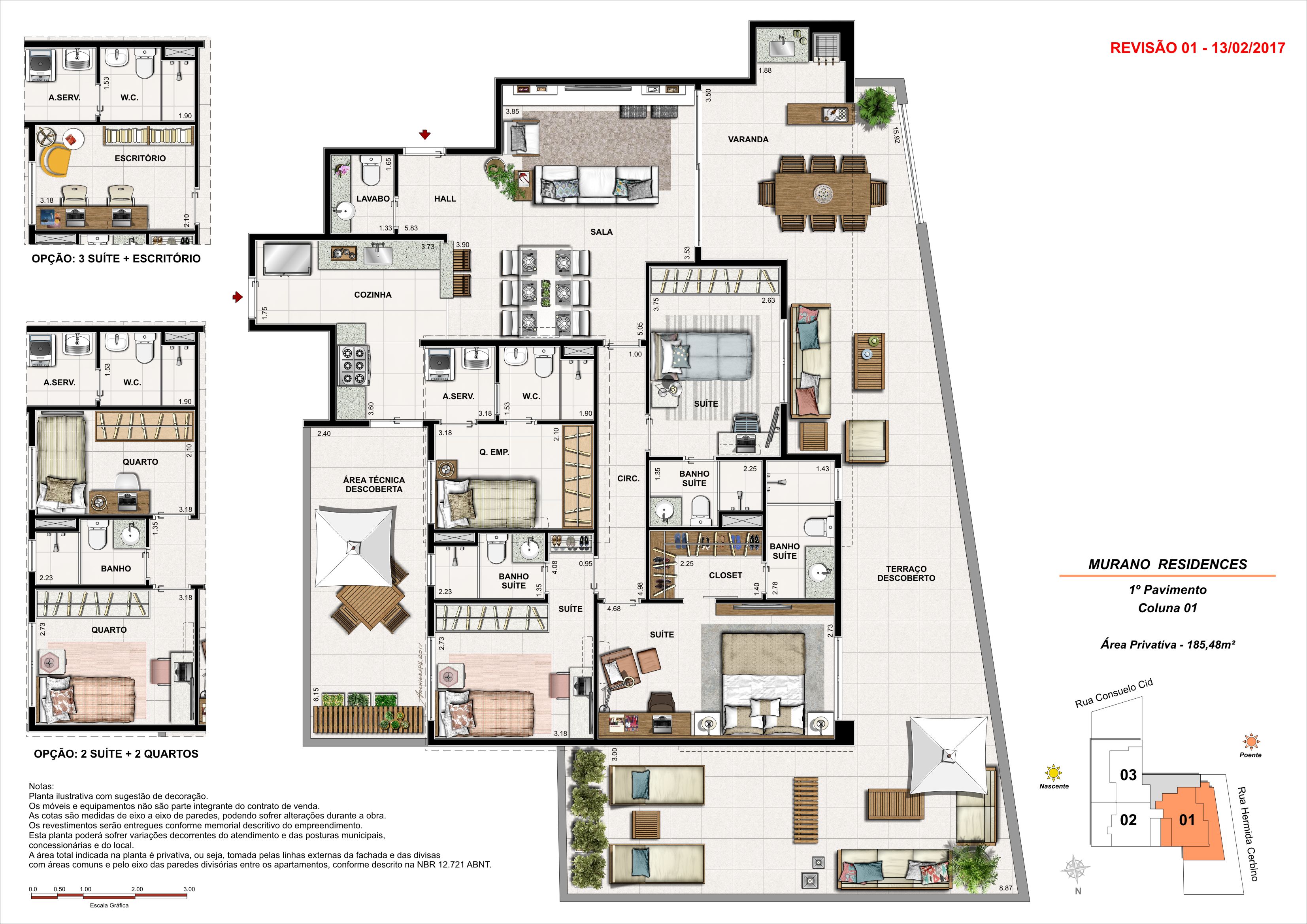 Imagem Apartamento com 3 Quartos à Venda, 96 m²em Alvarez - Nova Iguaçu