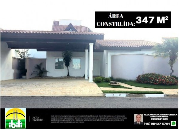 Casa de Condomínio com 3 Quartos à Venda, 347 m² em Jardim Ibiti Do Paço - Sorocaba