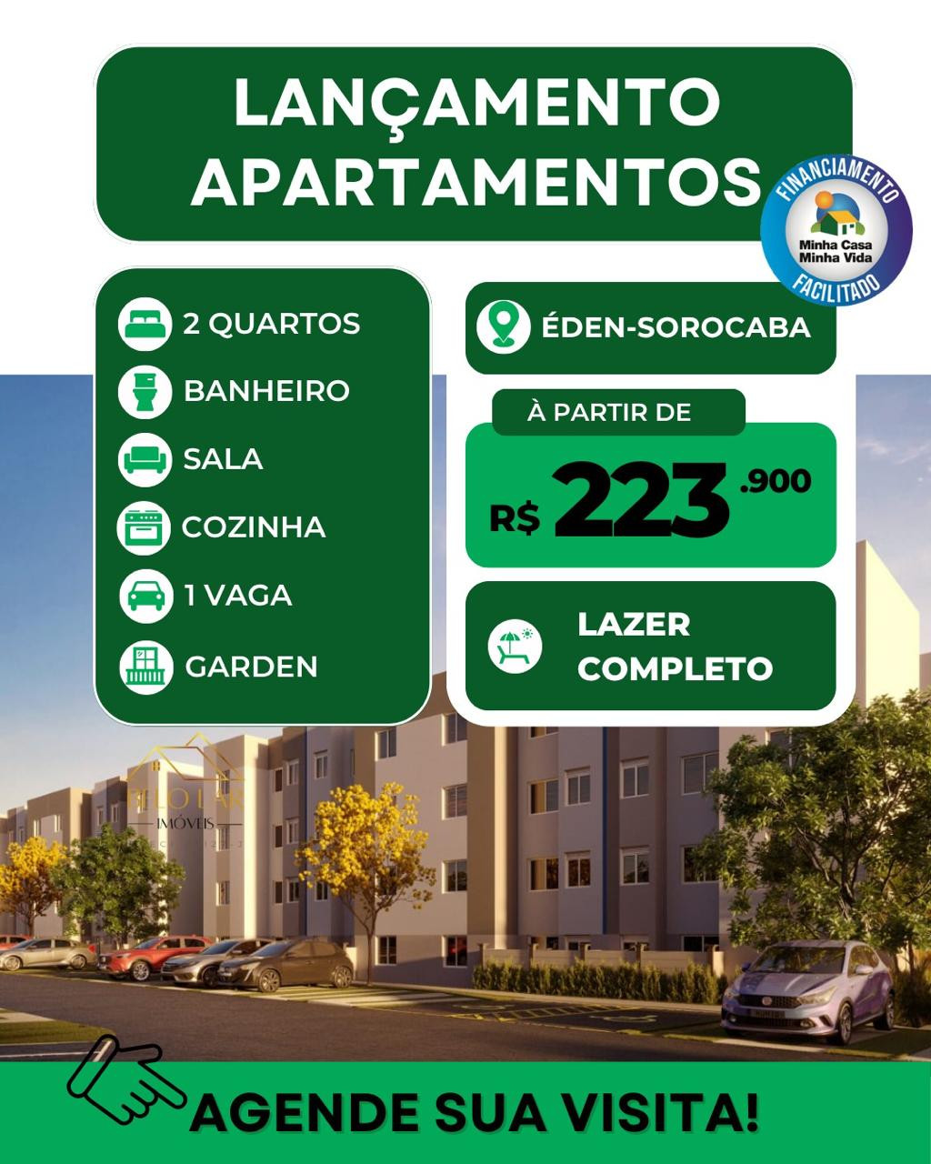 Foto do imóvel Apartamento com 2 Quartos à Venda, 41 m² em Éden - Sorocaba