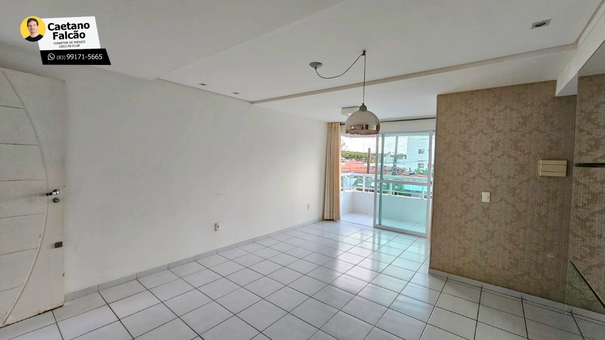 Imagem Apartamento com 2 Quartos para Alugar, 65 m² em Bancários - João Pessoa