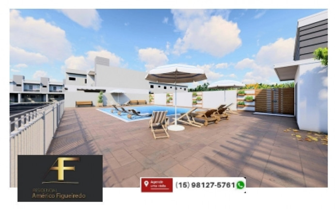 Casa de Condomínio com 2 Quartos à Venda, 93 m² em Jardim Simus - Sorocaba