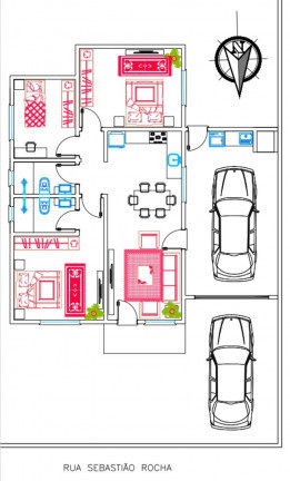 Imagem Casa com 3 Quartos à Venda, 106 m² em Santa Marta - Passo Fundo