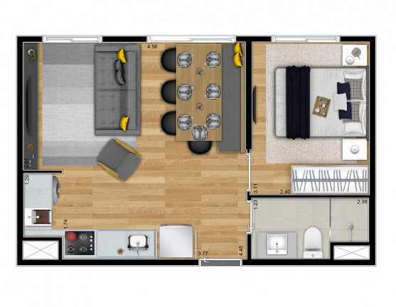 Imagem Apartamento com 2 Quartos à Venda, 33 m²em Vila Palmeiras - São Paulo Imagem Apartamento com 2 Quartos à Venda, 33 m²em Vila Palmeiras - São Paulo