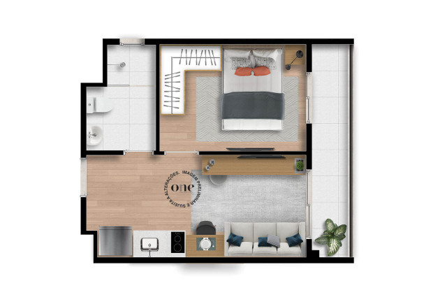 Imagem Apartamento com 1 Quarto à Venda, 31 m² em Santo Amaro - São Paulo Imagem Apartamento com 1 Quarto à Venda, 31 m² em Santo Amaro - São Paulo
