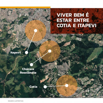 Imagem Terreno à Venda, 125 m² em Chácara Roselândia - Cotia Imagem Terreno à Venda, 125 m² em Chácara Roselândia - Cotia