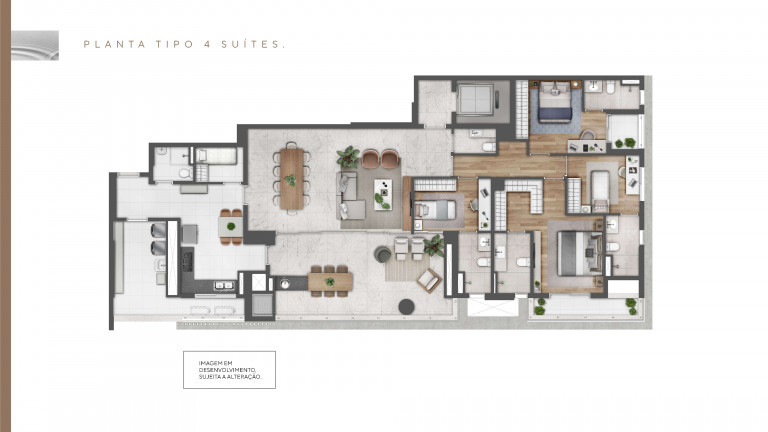 Imagem Apartamento com 4 Quartos à Venda, 223 m² em Brooklin Paulista - São Paulo Imagem Apartamento com 4 Quartos à Venda, 223 m² em Brooklin Paulista - São Paulo