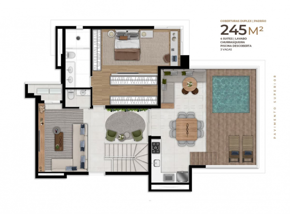Imagem Cobertura com 4 Quartos à Venda, 245 m² em Centro - Osasco