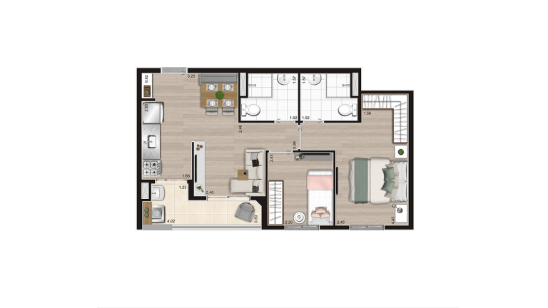 Imagem Apartamento com 2 Quartos à Venda, 40 m² em Jardim Maringá - São Paulo