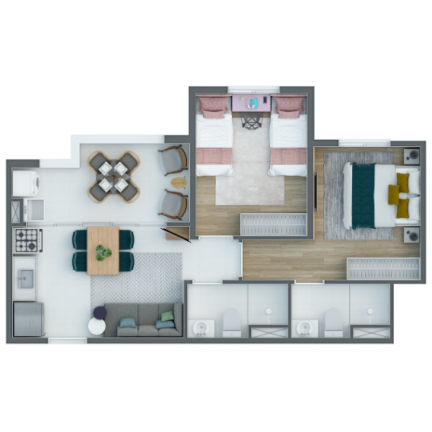 Imagem Apartamento com 2 Quartos à Venda, 40 m² em Jaguaribe - Osasco