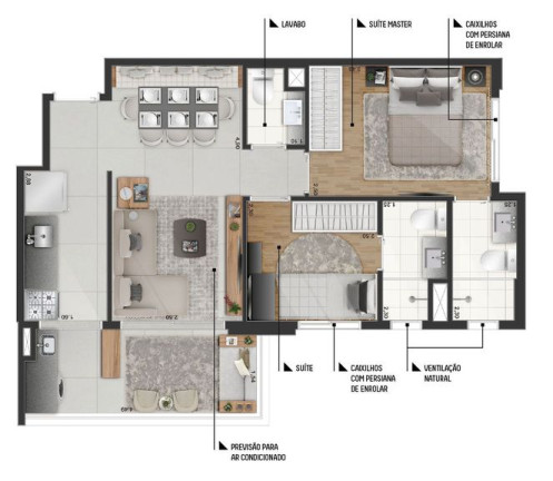 Imagem Apartamento com 2 Quartos à Venda, 52 m² em Indianópolis - São Paulo