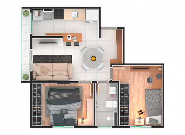 Imagem Apartamento com 2 Quartos à Venda, 48 m² em Vila Oliveira - Mogi das Cruzes Imagem Apartamento com 2 Quartos à Venda, 48 m² em Vila Oliveira - Mogi das Cruzes