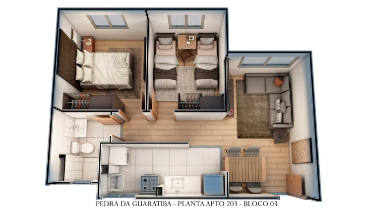Imagem Apartamento com 2 Quartos à Venda, 44 m² em Guaratiba - Rio de Janeiro Imagem Apartamento com 2 Quartos à Venda, 44 m² em Guaratiba - Rio de Janeiro