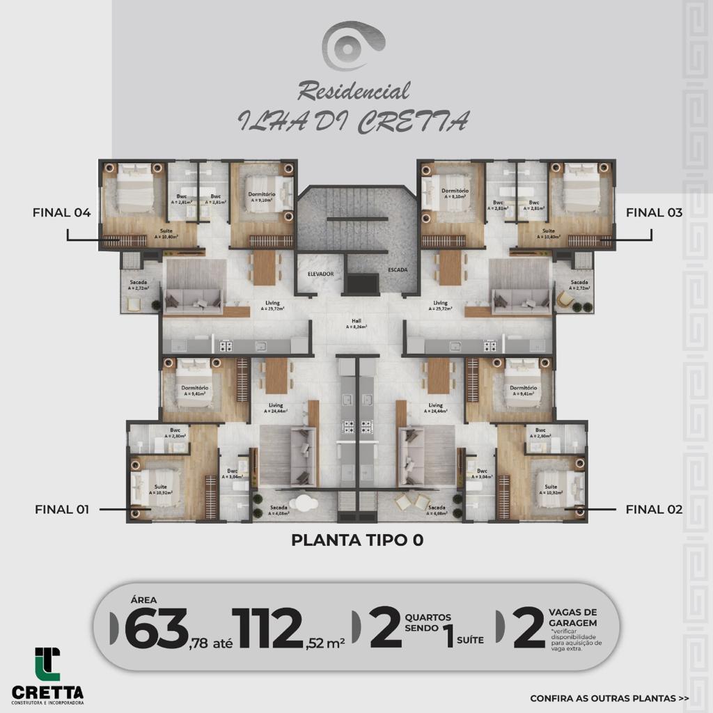 Imagem Apartamento com 2 Quartos à Venda, 62 m²em Centro - Balneário Camboriú