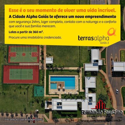 Imagem Terreno em Condomínio à Venda, 360 m² em Terras Alpha Residencial 2 - Senador Canedo Imagem Terreno em Condomínio à Venda, 360 m² em Terras Alpha Residencial 2 - Senador Canedo