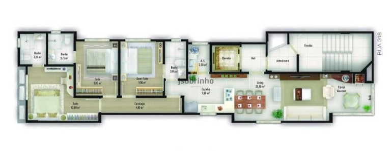 Imagem Apartamento com 3 Quartos à Venda, 102 m² em Meia Praia - Itapema Imagem Apartamento com 3 Quartos à Venda, 102 m² em Meia Praia - Itapema