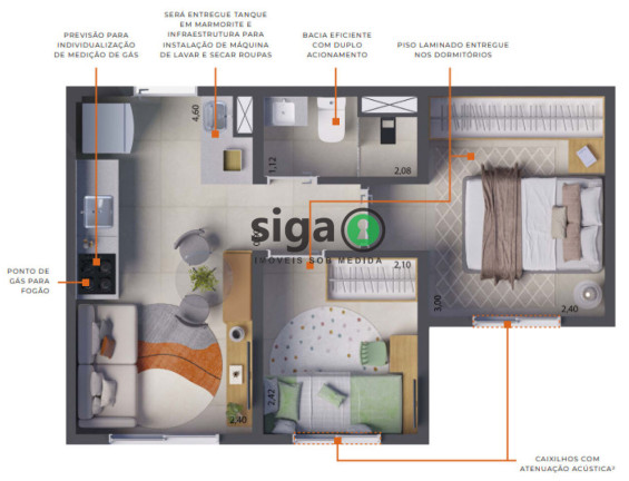 Imagem Apartamento com 2 Quartos à Venda, 32 m² em Granja Julieta - São Paulo Imagem Apartamento com 2 Quartos à Venda, 32 m² em Granja Julieta - São Paulo