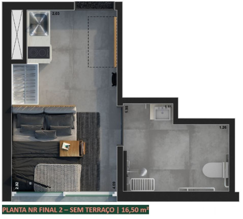 Imagem Studio com 1 Quarto à Venda, 22 m² em Vila Clementino - São Paulo Imagem Studio com 1 Quarto à Venda, 22 m² em Vila Clementino - São Paulo
