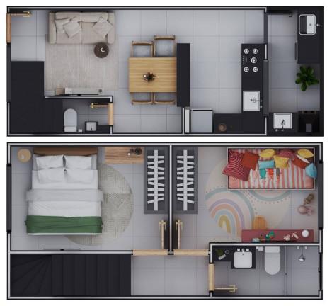 Imagem Casa com 2 Quartos à Venda, 50 m² em Ocian - Praia Grande