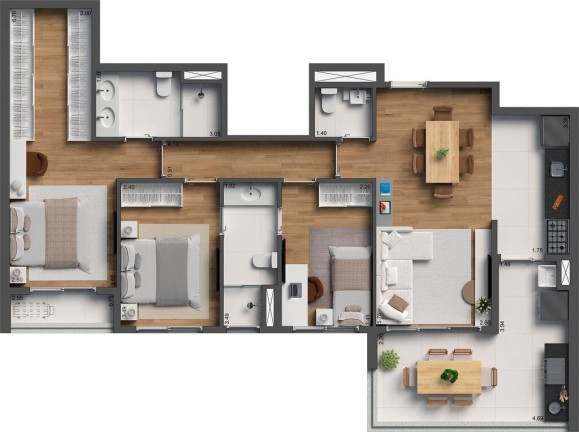 Imagem Apartamento com 2 Quartos à Venda, 93 m² em Alto Da Lapa - São Paulo
