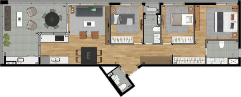 Imagem Apartamento com 3 Quartos à Venda, 125 m² em Perdizes - São Paulo